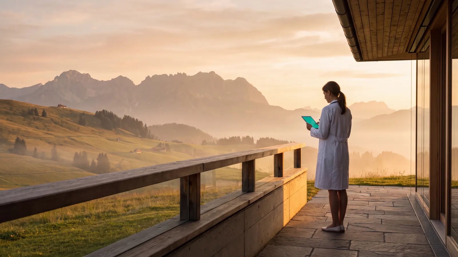 KI-generiertes Bild: Sicherer Cloud-Speicher für Ärzte & Gesundheitseinrichtungen — Datenstandort Österreich, für DSGVO-konforme Verarbeitung konzipiert