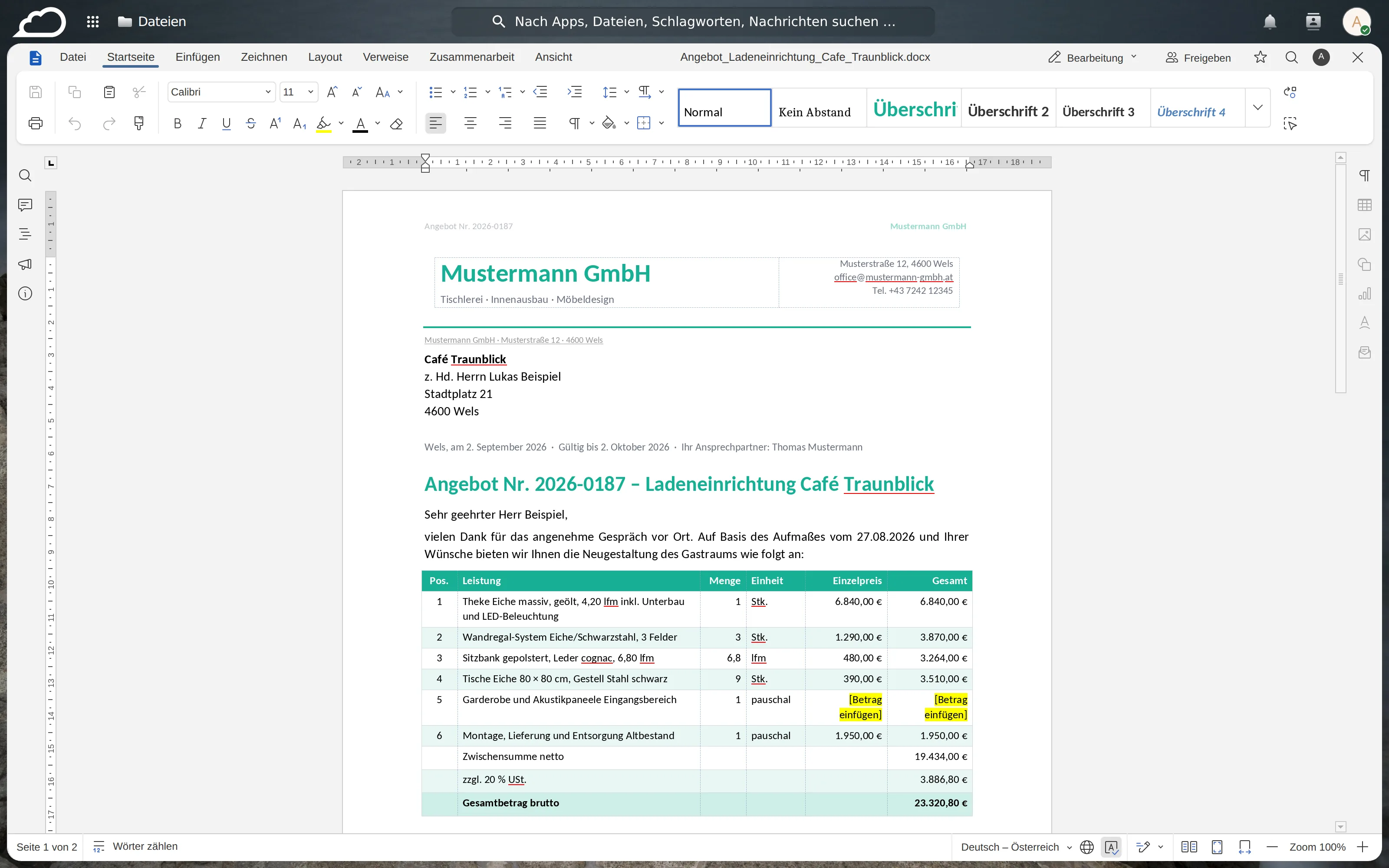 EuroOffice für KMU & Unternehmen