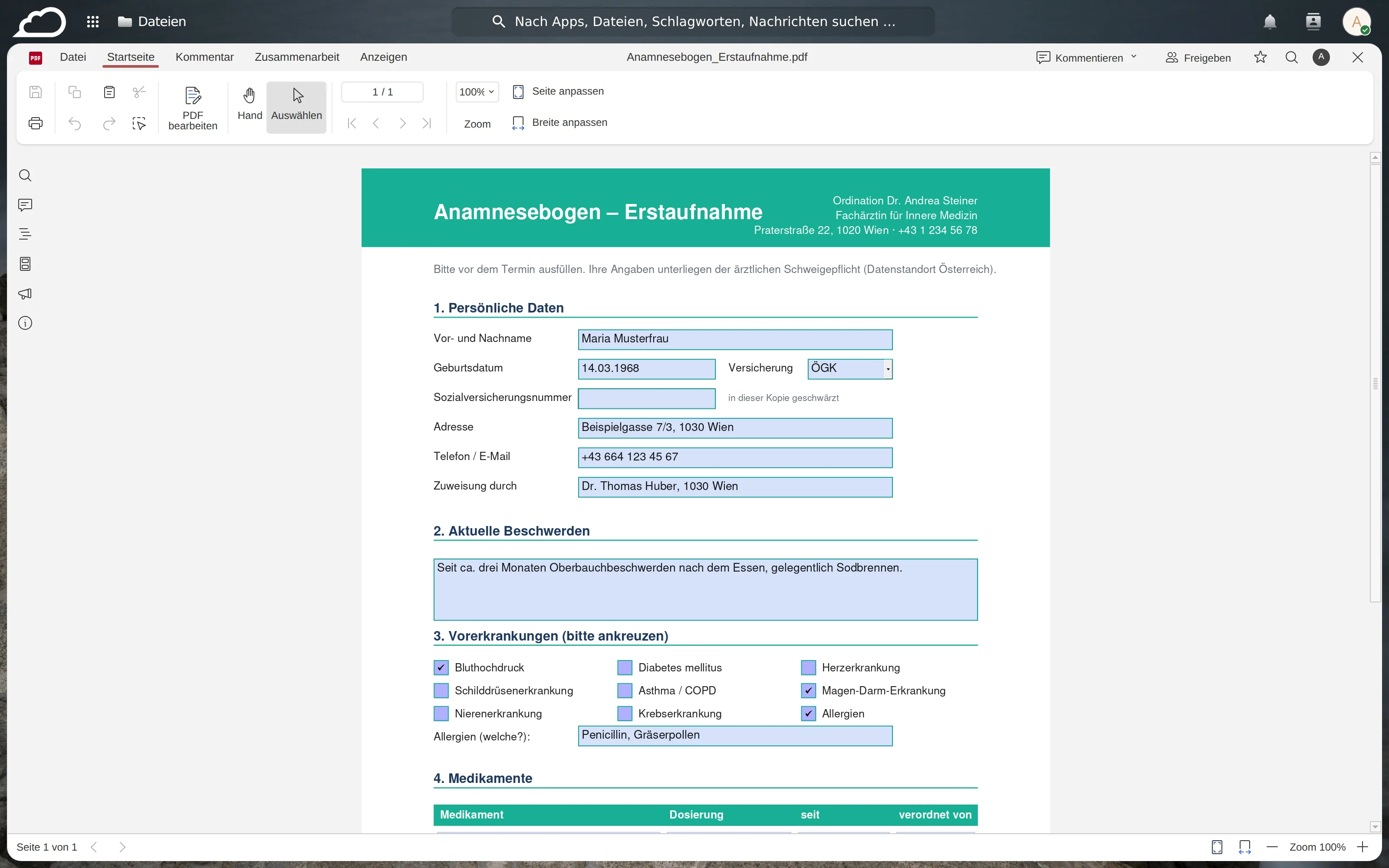 EuroOffice für Ärzte & Gesundheitseinrichtungen