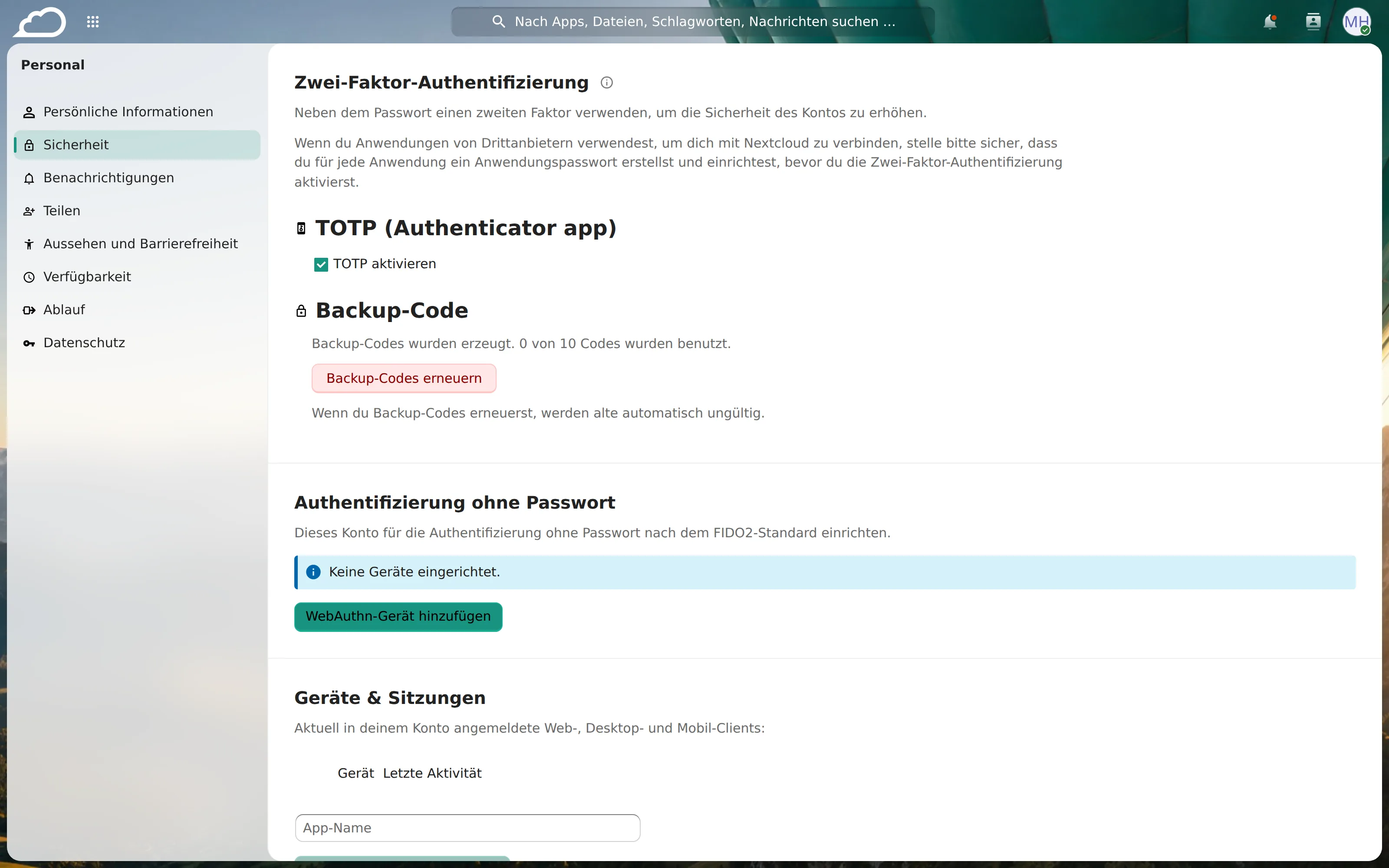 Zugriff & Protokollierung